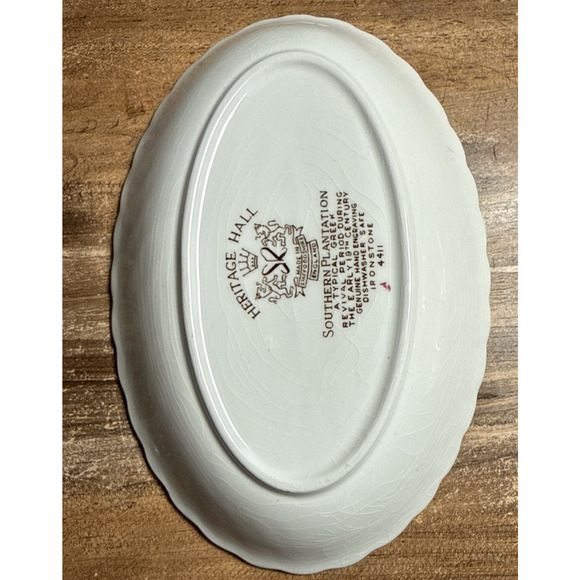 Johnson Brothers Vintage Heritage Hall Southern Plantation Oval Platter 4411 - Picture 5 of 7